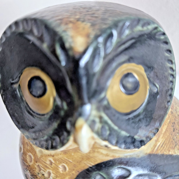Mid Century Otagiri Owls Figurines Set OMC Pottery Ceramic Japan Retro Decor - Picture 10 of 12